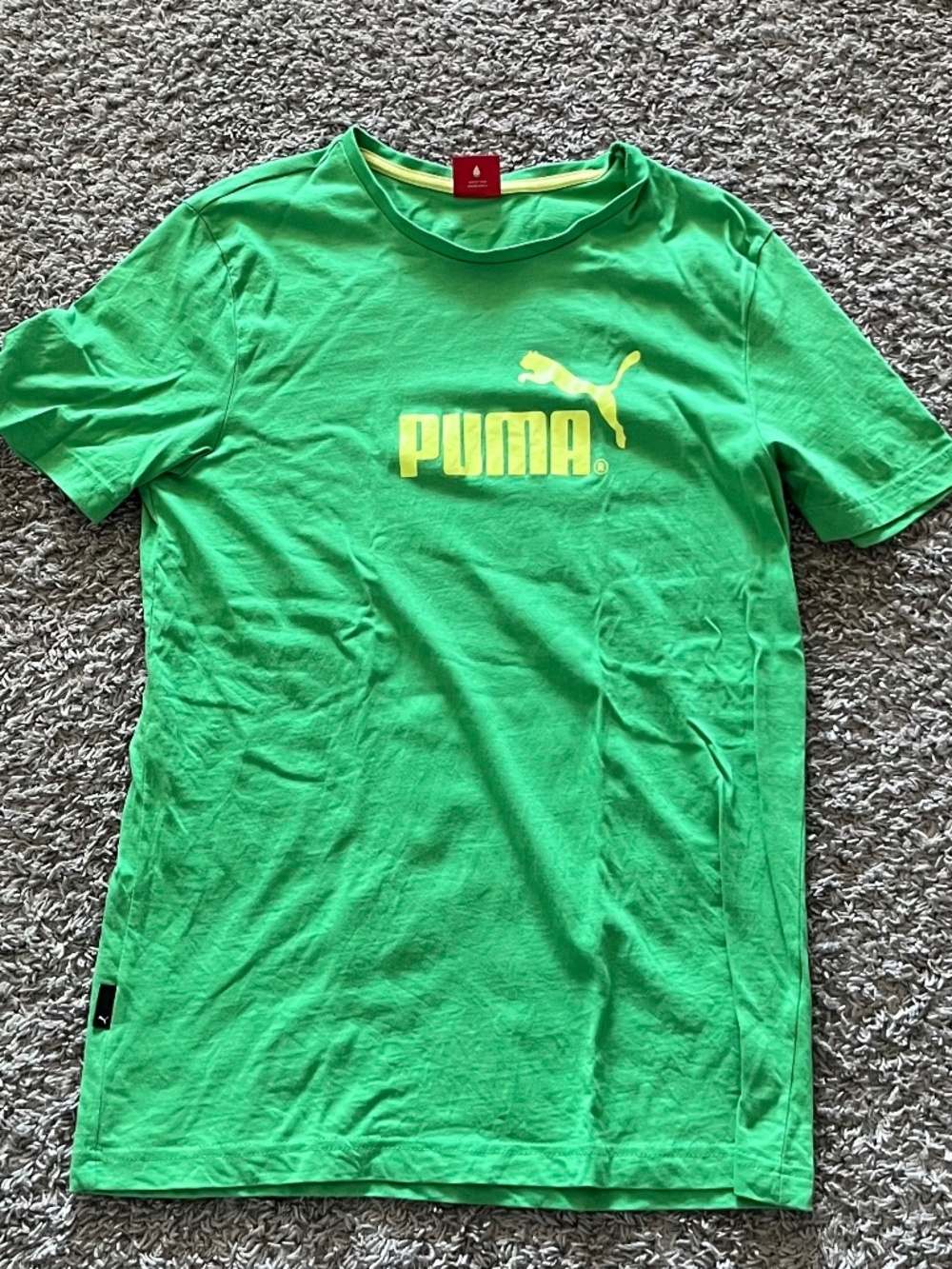 Men’s Green Puma Short Sleeve Tee